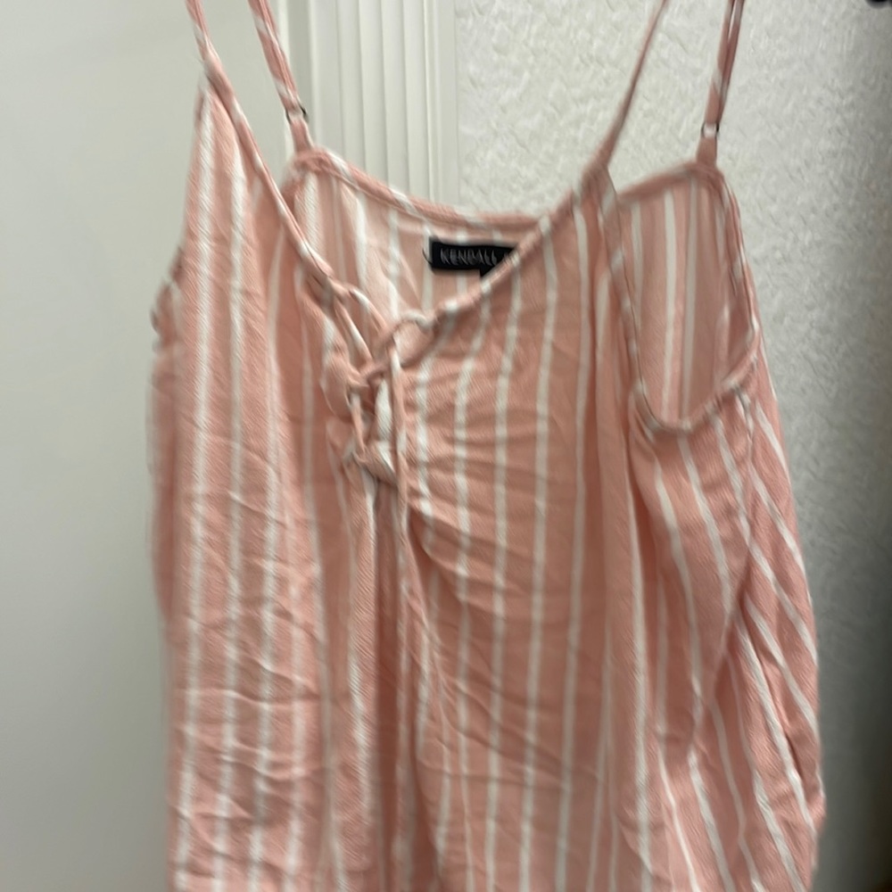 pink tank /crop top
